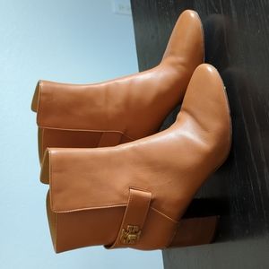 Tory Burch Kira Booties, Tan, Women's Size 10, Minimal Wear, Excellent Condition